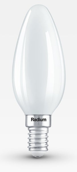 4.2w 840 Led kynttil&auml;lamppu E14 470lm Opal RADIUM